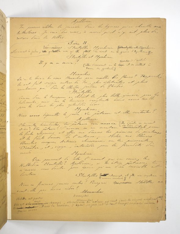 Manuscrit autographe complet La fiancée de Corinthe