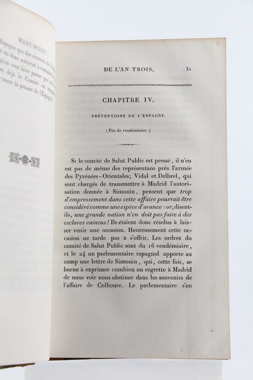 Manuscrit de l'An III (1794-1795) contenant les premières transactions des …