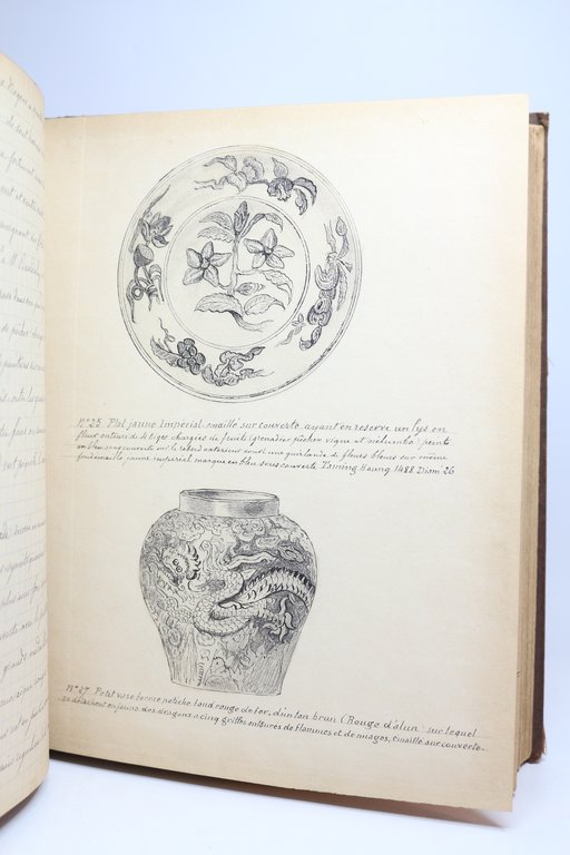 Manuscrit illustré de dessins originaux et composé de deux parties …