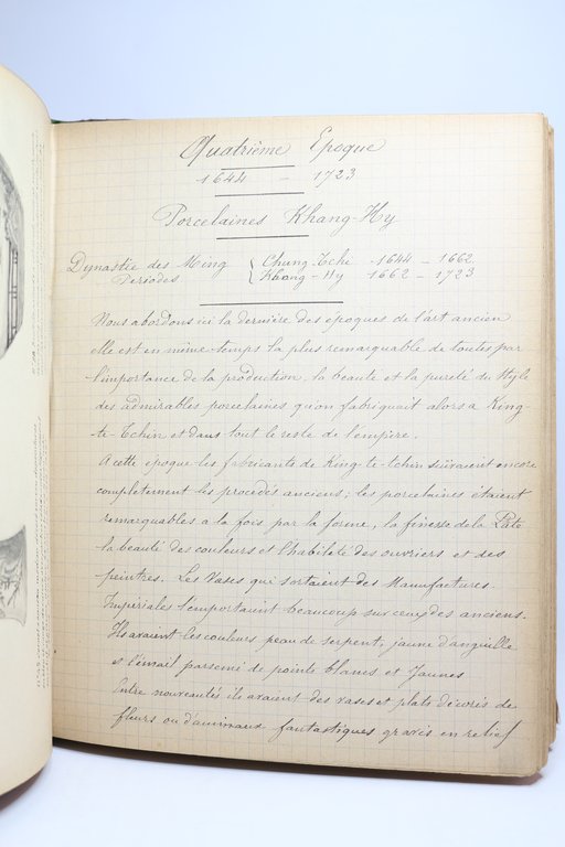 Manuscrit illustré de dessins originaux et composé de deux parties …
