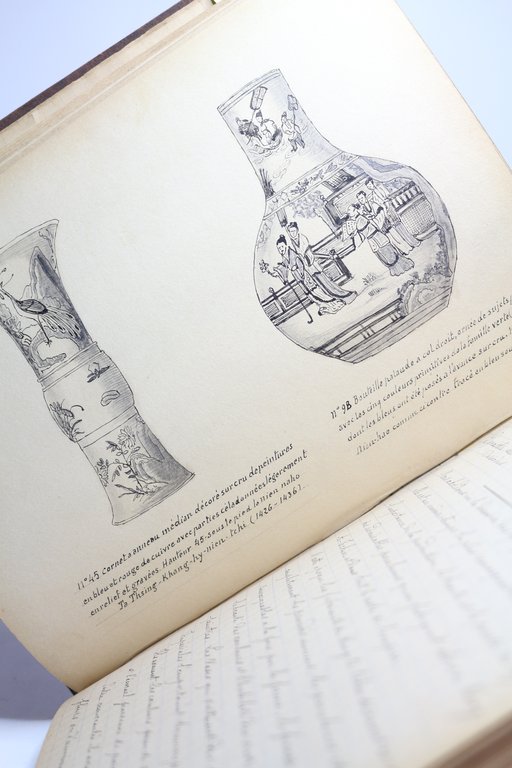 Manuscrit illustré de dessins originaux et composé de deux parties …