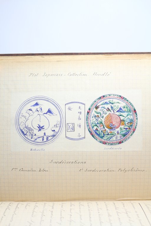 Manuscrit illustré de dessins originaux et composé de deux parties …