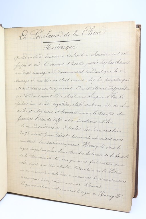 Manuscrit illustré de dessins originaux et composé de deux parties …