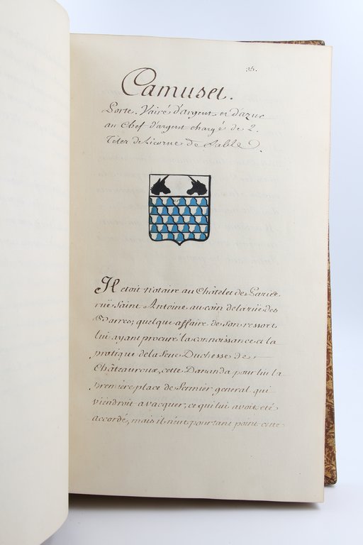 Manuscrit inédit intitulé "Mémoires pour servir à l'histoire du publicanisme …