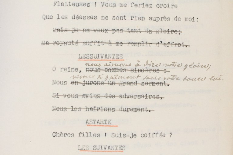 Manuscrits et tapuscrits autographes de Zadig