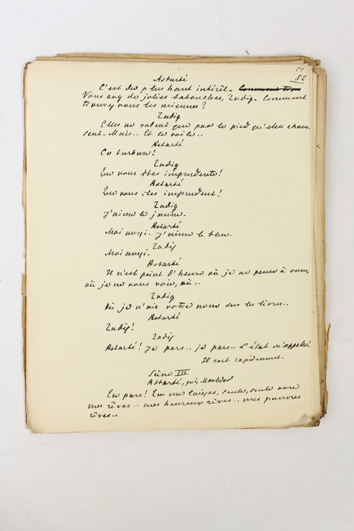 Manuscrits et tapuscrits autographes de Zadig