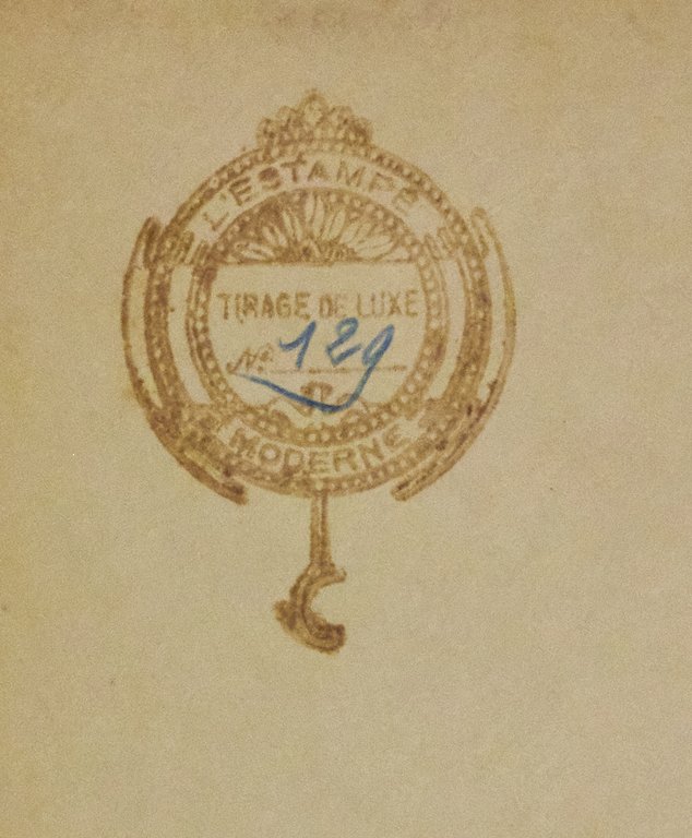 "Marchande de Lacets" - Lithographie originale sur Japon - L'Estampe …