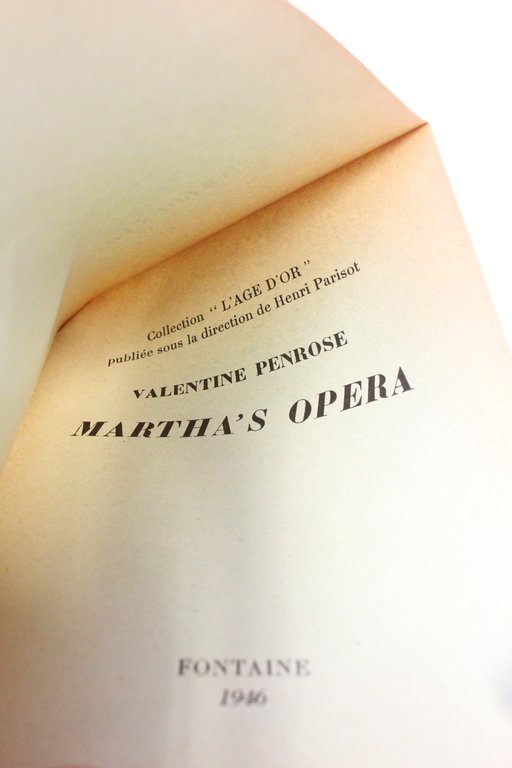Martha's opera