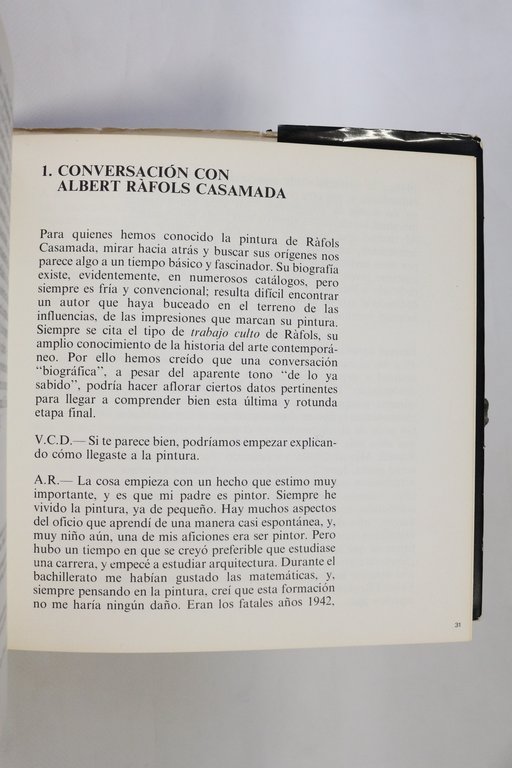 Materia i pensament en la pintura de Rafols Casamada