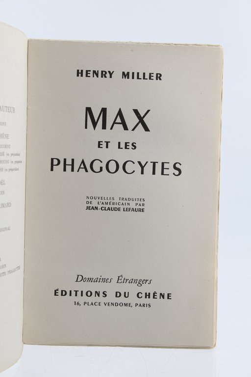 Max et les phagocytes