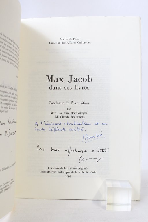 Max Jacob dans ses livres