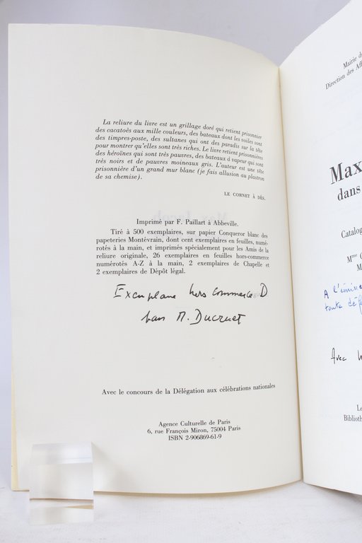 Max Jacob dans ses livres