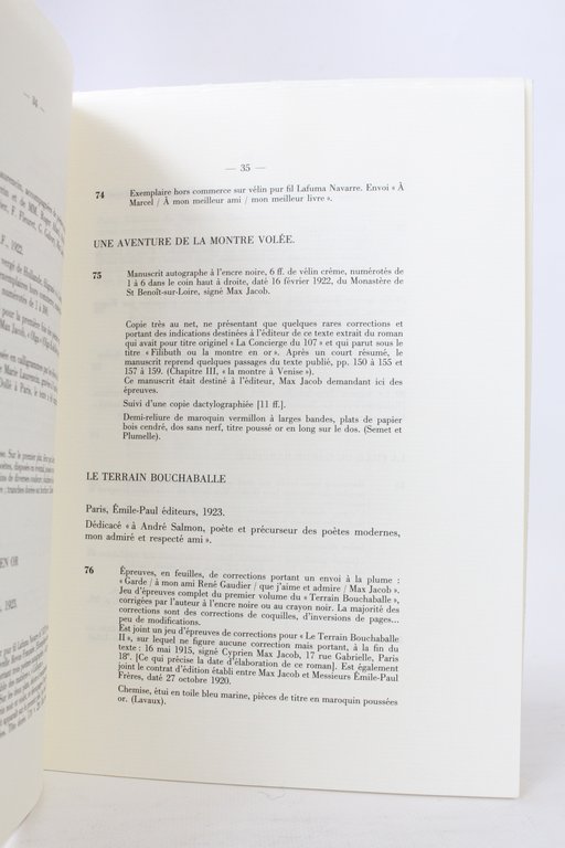 Max Jacob dans ses livres