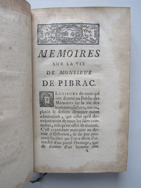 Memoire sur la vie de M. de Pibrac, avec les …