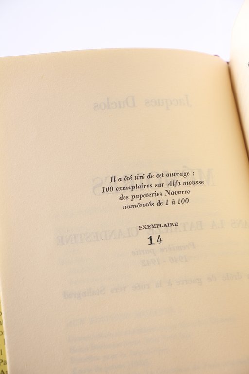 Mémoires