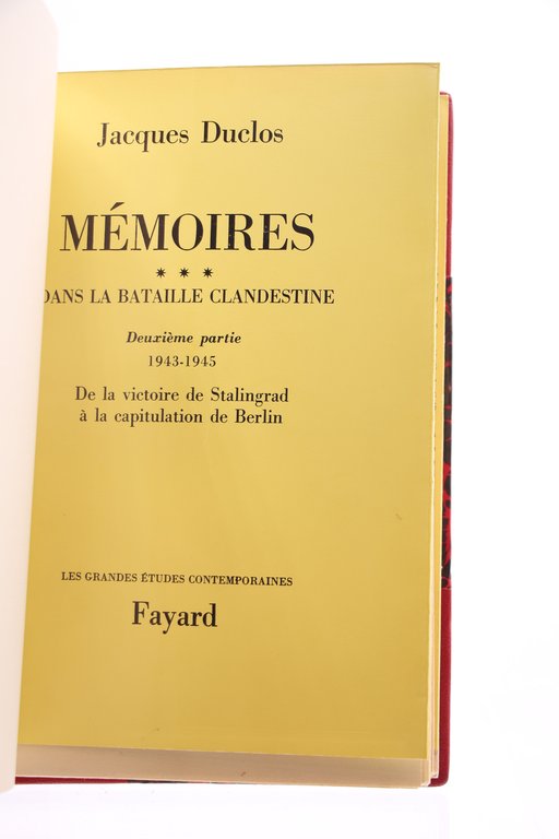 Mémoires