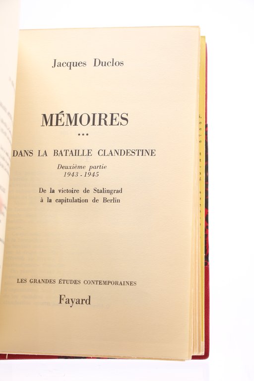 Mémoires