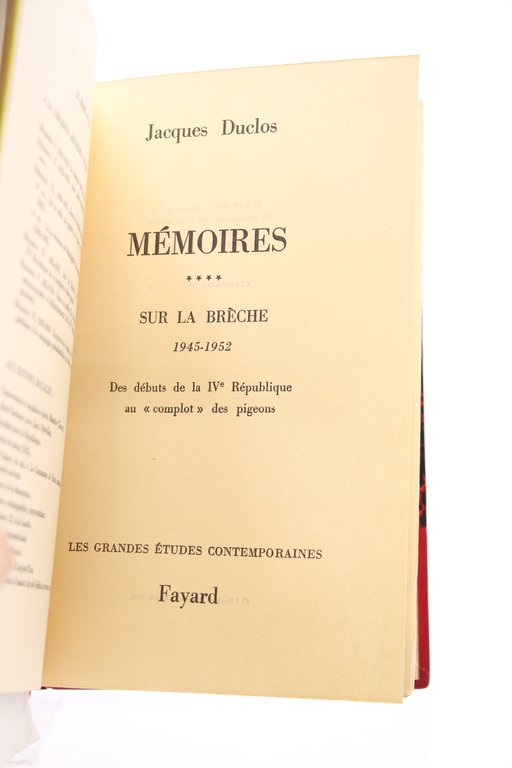 Mémoires