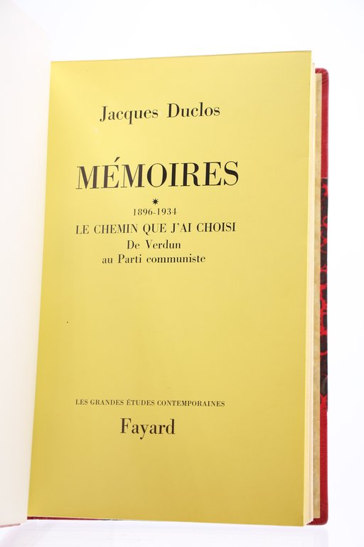 Mémoires