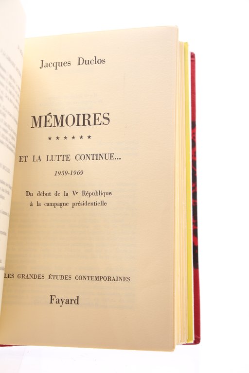 Mémoires