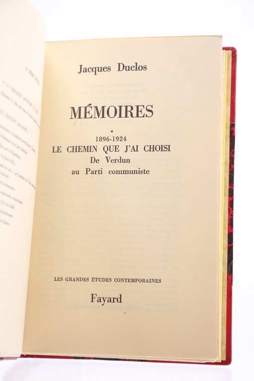 Mémoires