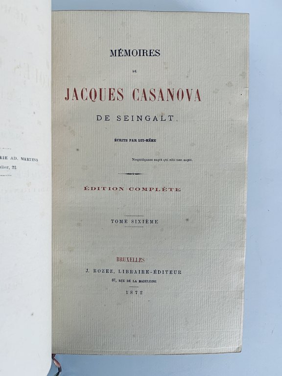 Mémoires