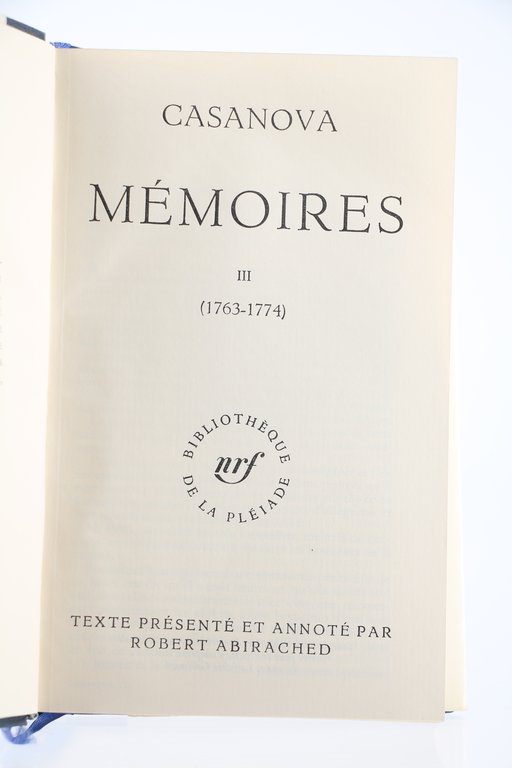 Mémoires - Complet en trois volumes