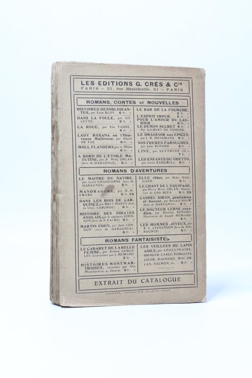 Mémoires d'un dada besogneux de l'Armistice à 1925