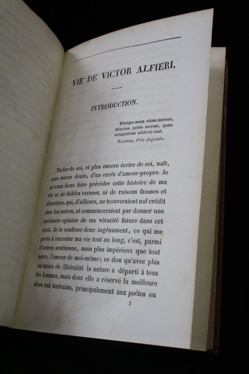 Mémoires de Victor Alfiéri, d'Asti, écrits par lui-même