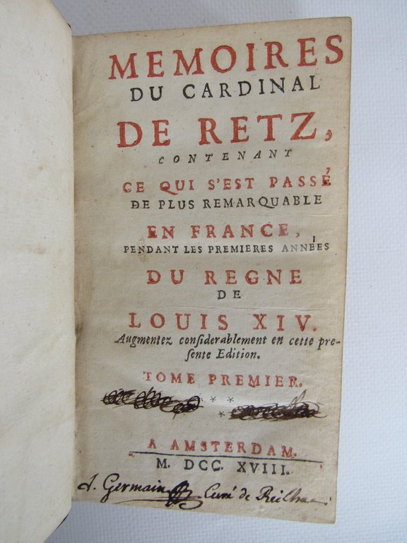 Memoires du Cardinal de Retz
