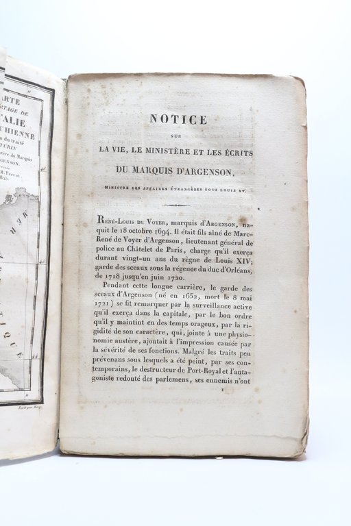 Mémoires du Marquis d'Argenson, ministre sous Louis XV, avec une …