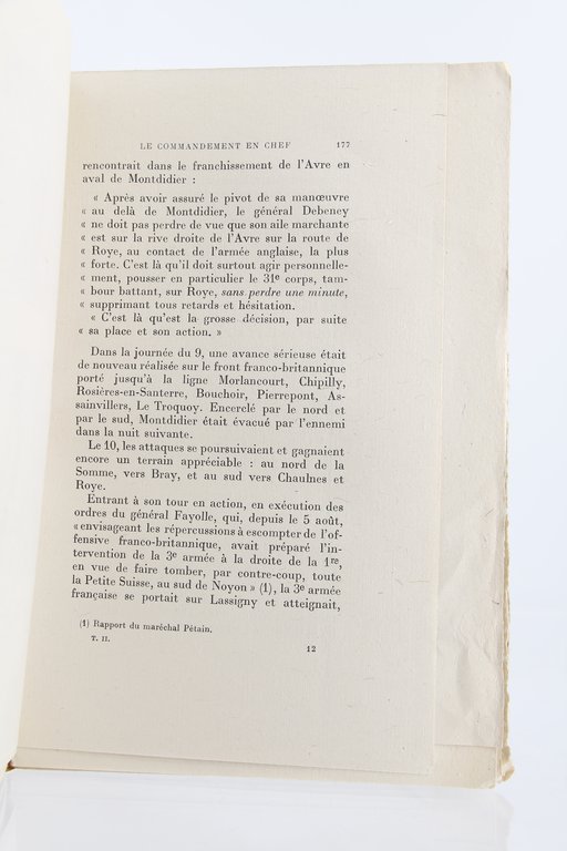 Mémoires pour servir à l'Histoire de la Guerre 1914-1918