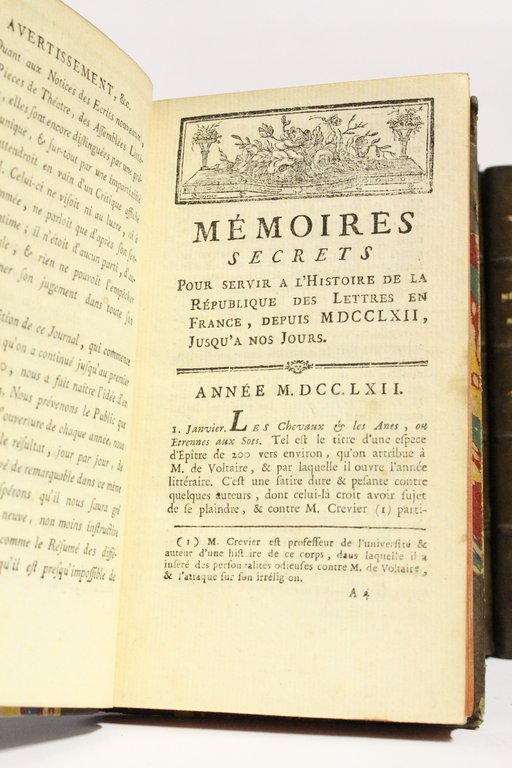 Mémoires secrets pour servir a l'histoire de la république des …