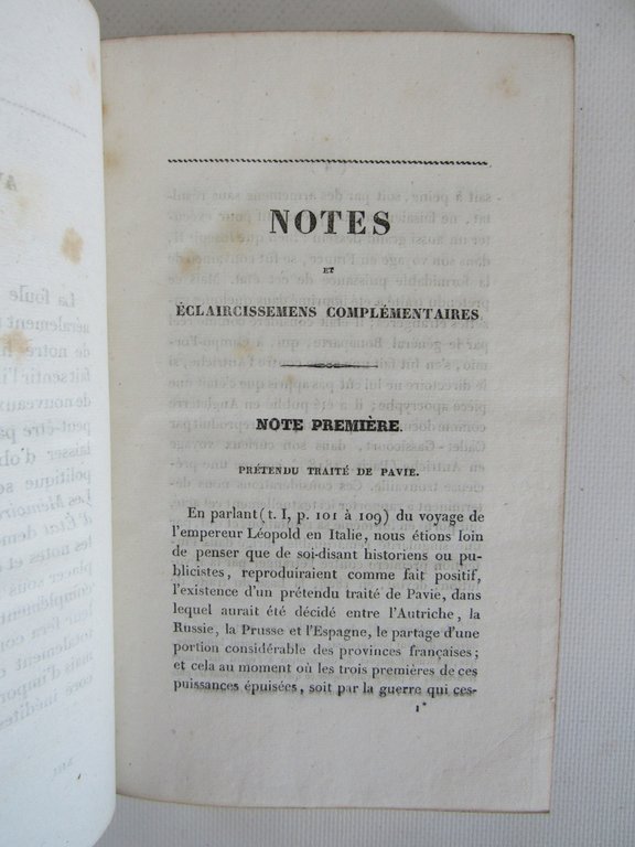 Mémoires tirés des papiers d'un homme d'Etat, sur les causes …