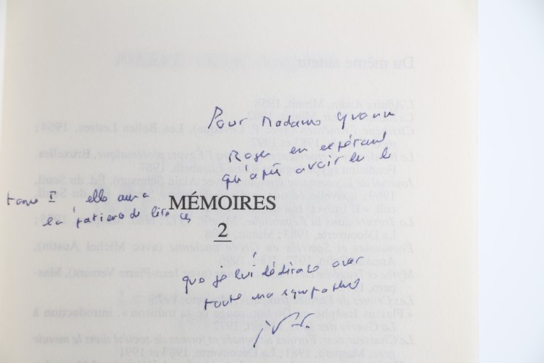 Mémoires. Tome I : La Brisure et l'Attente 1930-1955. - …