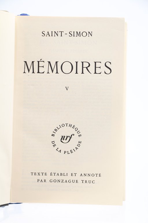 Mémoires. Volumes I, II, III, IV, V, VI & VII