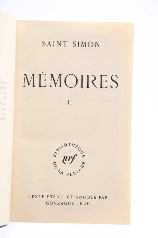 Mémoires. Volumes I, II, III, IV, V, VI & VII