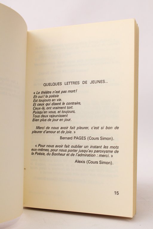 Mes noces d'or avec la poésie. Récitals 1975-1976