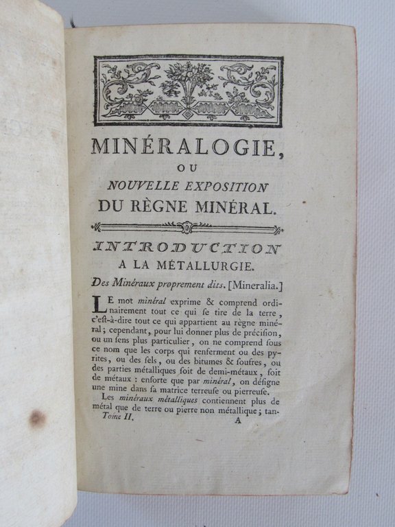Minéralogie, ou nouvelle exposition du regne minéral
