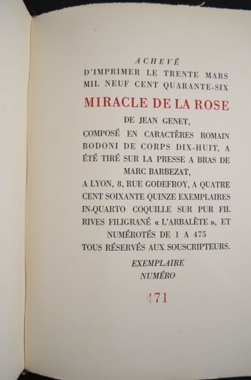 Miracle de la rose