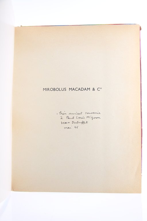 Mirobolus Macadam & Cie