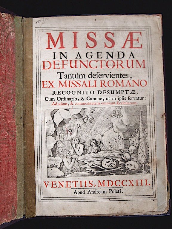 [MISSALE ROMANUM] Missae in agenda defunctorum