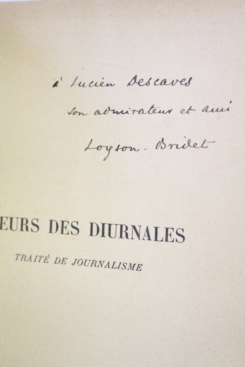 Moeurs des diurnales