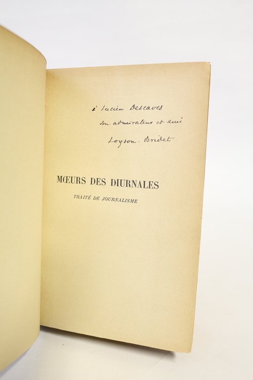 Moeurs des diurnales
