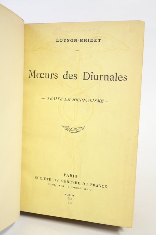 Moeurs des diurnales