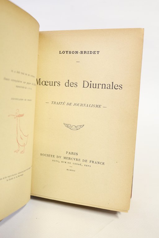 Moeurs des diurnales