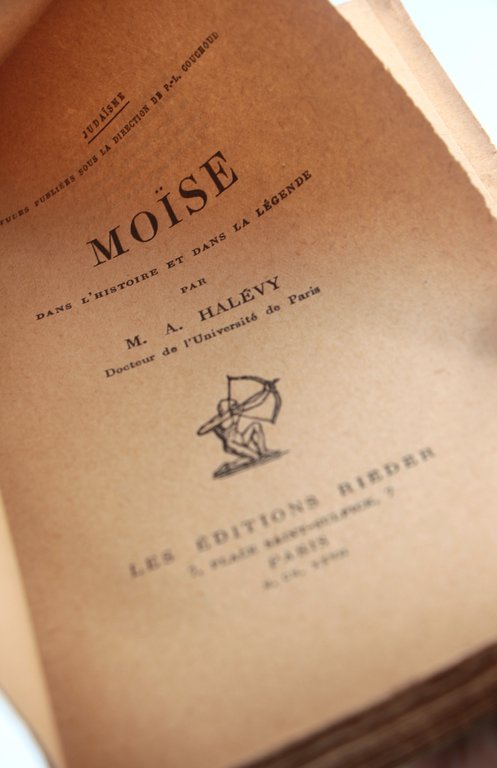 Moïse dans l'histoire et dans la légende