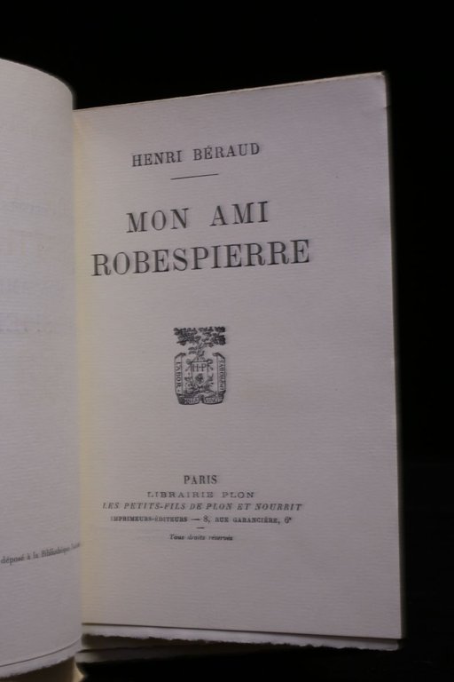 Mon ami Robespierre