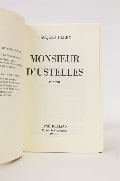 Monsieur d'Ustelles