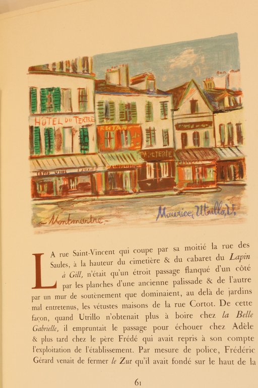Montmartre vécu par Utrillo